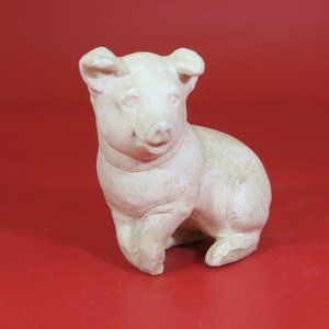 Vintage Hen Feathers Collection Pig Piggy Figure